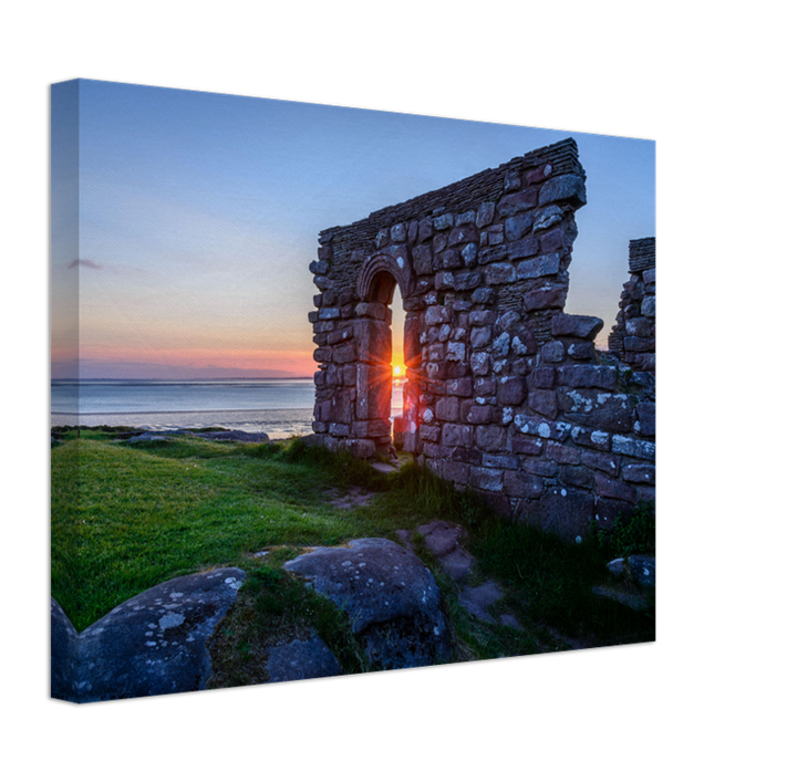 St Patricks Chapel sunset heysham Lancashire Photo Print - Canvas - Framed Photo Print - Hampshire Prints