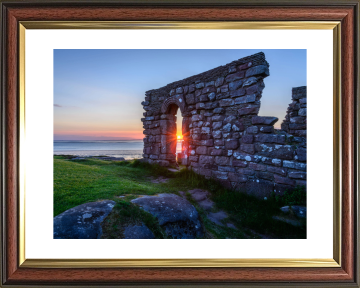 St Patricks Chapel sunset heysham Lancashire Photo Print - Canvas - Framed Photo Print - Hampshire Prints