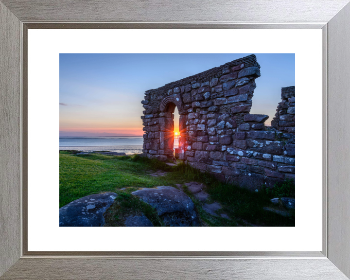 St Patricks Chapel sunset heysham Lancashire Photo Print - Canvas - Framed Photo Print - Hampshire Prints