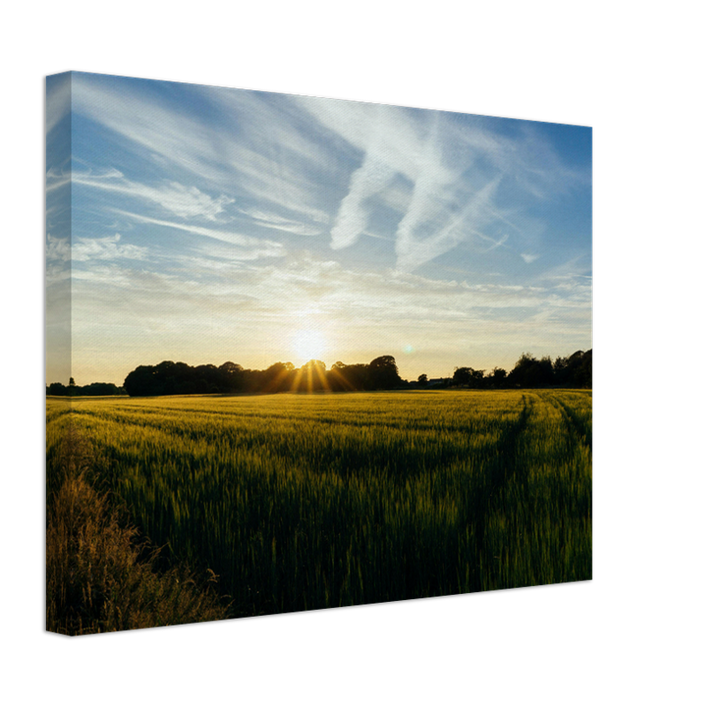 Sunset at Preesall Lancashire Photo Print - Canvas - Framed Photo Print - Hampshire Prints