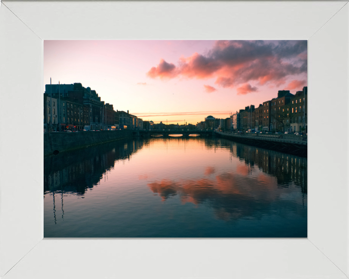 Dublin Ireland at sunset Photo Print - Canvas - Framed Photo Print - Hampshire Prints