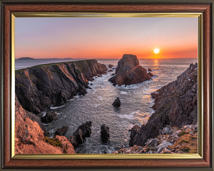 Malin Head Donegal ireland at sunset Photo Print - Canvas - Framed Photo Print - Hampshire Prints