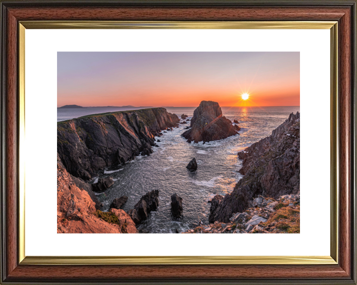 Malin Head Donegal ireland at sunset Photo Print - Canvas - Framed Photo Print - Hampshire Prints