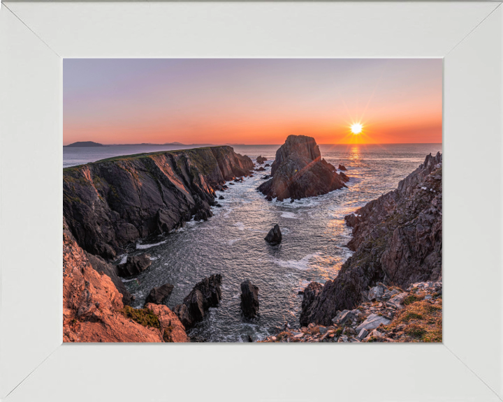 Malin Head Donegal ireland at sunset Photo Print - Canvas - Framed Photo Print - Hampshire Prints