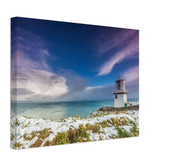Blackhead Lighthouse County Antrim Northern Ireland in winter Photo Print - Canvas - Framed Photo Print - Hampshire Prints