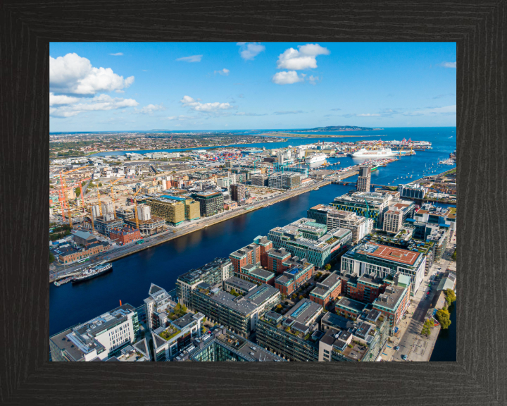 Dublin ireland from above Photo Print - Canvas - Framed Photo Print - Hampshire Prints