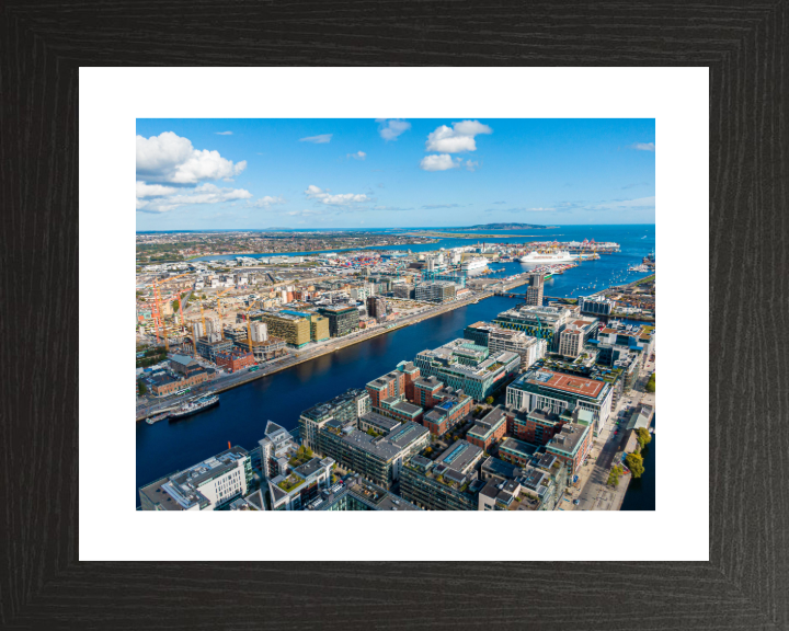 Dublin ireland from above Photo Print - Canvas - Framed Photo Print - Hampshire Prints