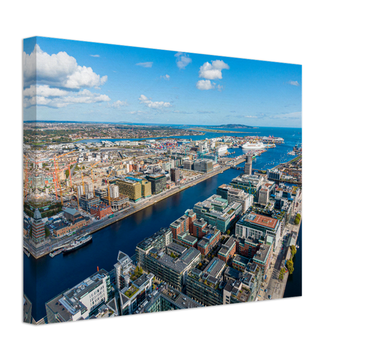 Dublin ireland from above Photo Print - Canvas - Framed Photo Print - Hampshire Prints