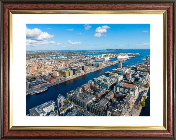 Dublin ireland from above Photo Print - Canvas - Framed Photo Print - Hampshire Prints