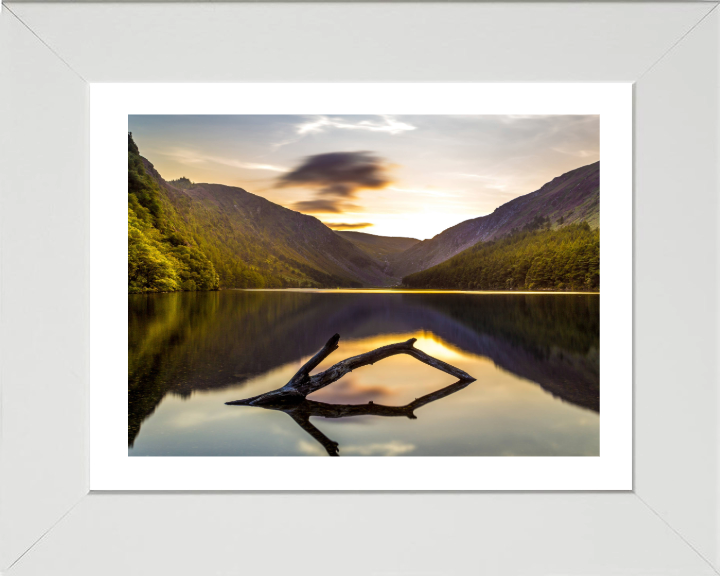 Glendalough Lake reflections Ireland Photo Print - Canvas - Framed Photo Print - Hampshire Prints