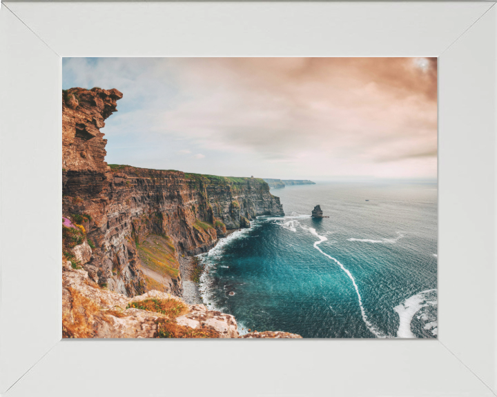 Cliffs of Moher ireland at sunset Photo Print - Canvas - Framed Photo Print - Hampshire Prints