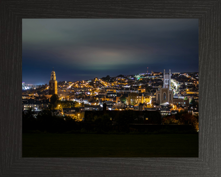 Cork city ireland at night Photo Print - Canvas - Framed Photo Print - Hampshire Prints