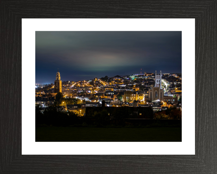 Cork city ireland at night Photo Print - Canvas - Framed Photo Print - Hampshire Prints