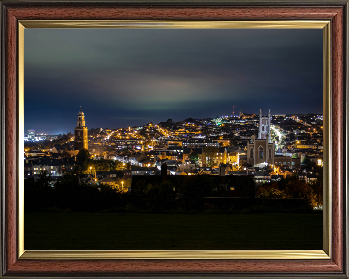 Cork city ireland at night Photo Print - Canvas - Framed Photo Print - Hampshire Prints