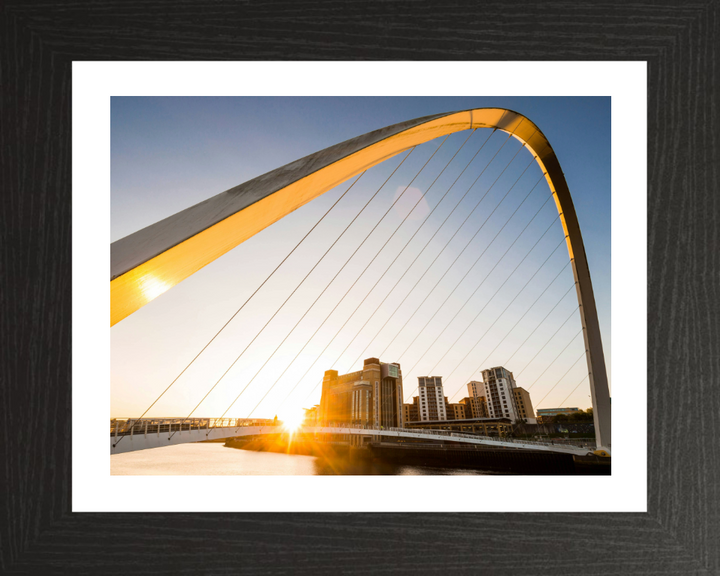 Quayside Newcastle at sunset Photo Print - Canvas - Framed Photo Print - Hampshire Prints