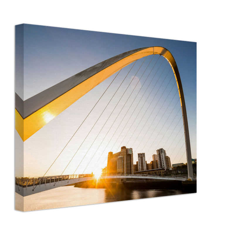 Quayside Newcastle at sunset Photo Print - Canvas - Framed Photo Print - Hampshire Prints