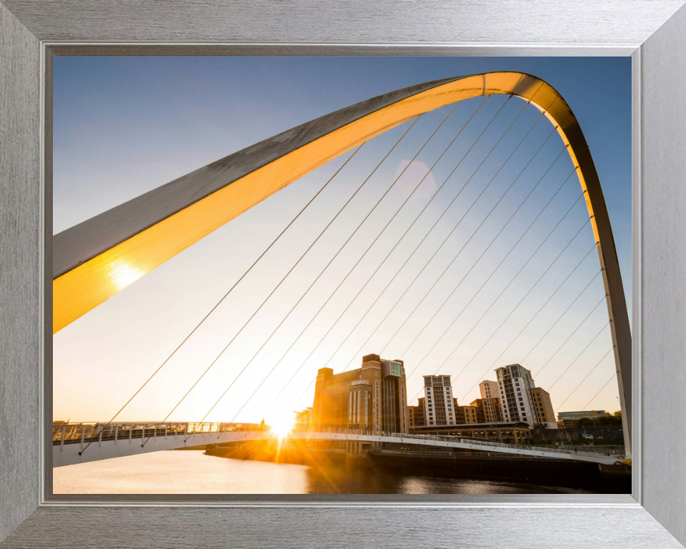 Quayside Newcastle at sunset Photo Print - Canvas - Framed Photo Print - Hampshire Prints