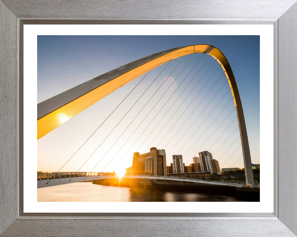 Quayside Newcastle at sunset Photo Print - Canvas - Framed Photo Print - Hampshire Prints