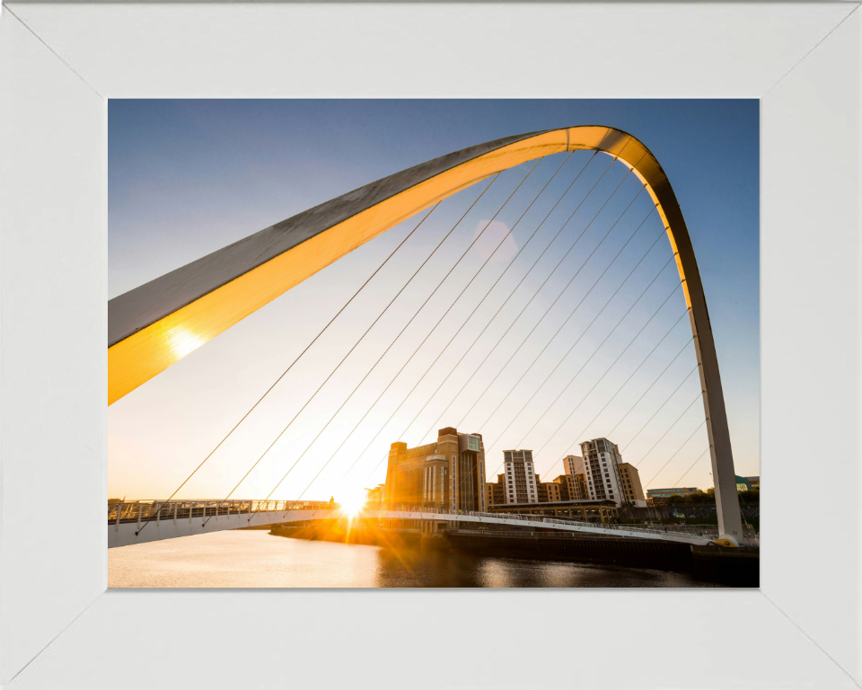 Quayside Newcastle at sunset Photo Print - Canvas - Framed Photo Print - Hampshire Prints