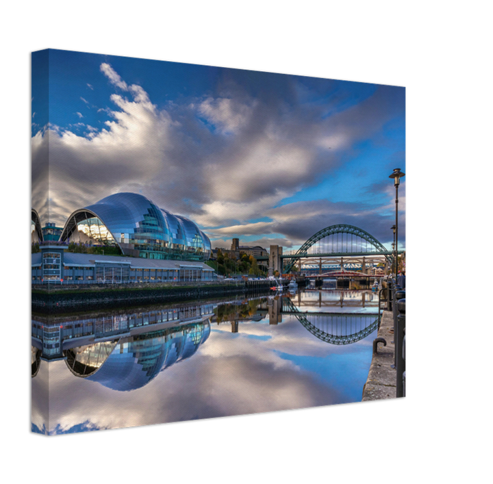 Sage Gateshead & Tyne Bridge Photo Print - Canvas - Framed Photo Print - Hampshire Prints