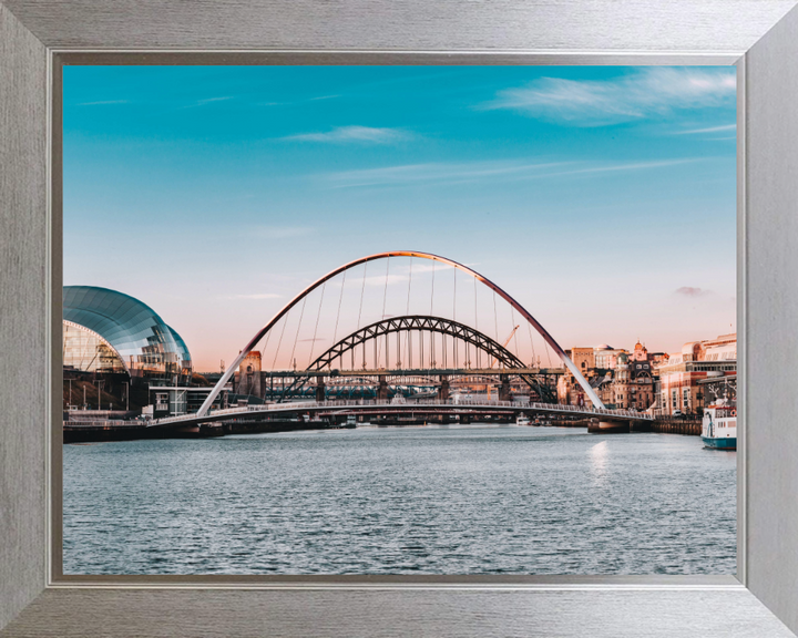 Tyne bridge Newcastle at sunset Photo Print - Canvas - Framed Photo Print - Hampshire Prints