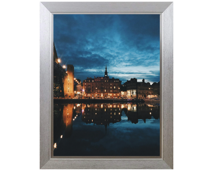 Tyne Bridge, Gateshead at dusk Photo Print - Canvas - Framed Photo Print - Hampshire Prints