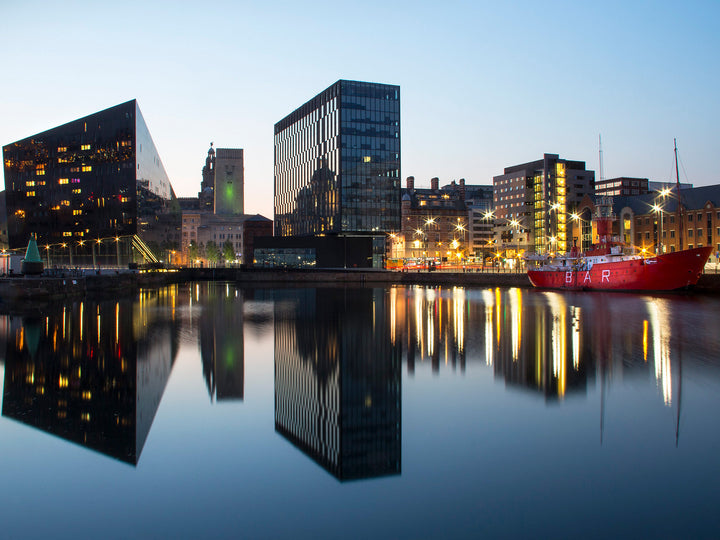 Liverpool albert dock reflections Photo Print - Canvas - Framed Photo Print - Hampshire Prints