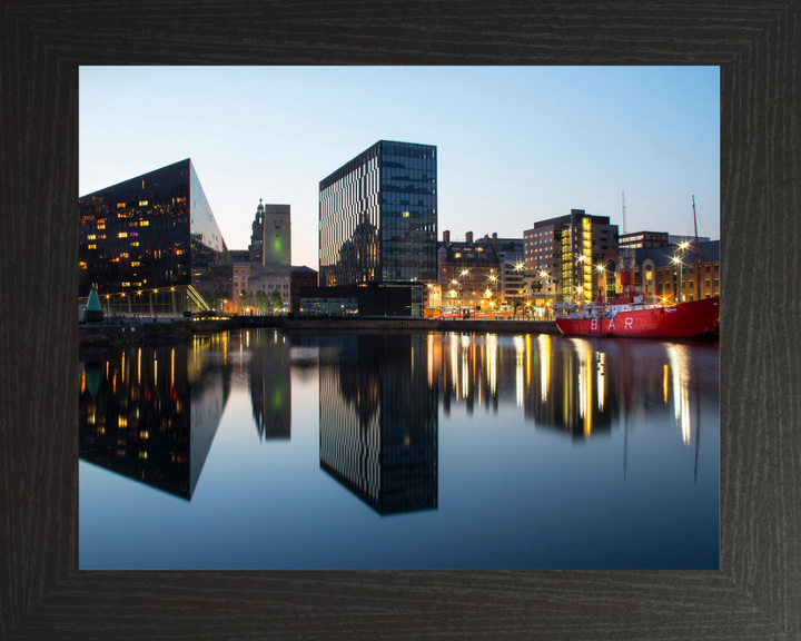Liverpool albert dock reflections Photo Print - Canvas - Framed Photo Print - Hampshire Prints