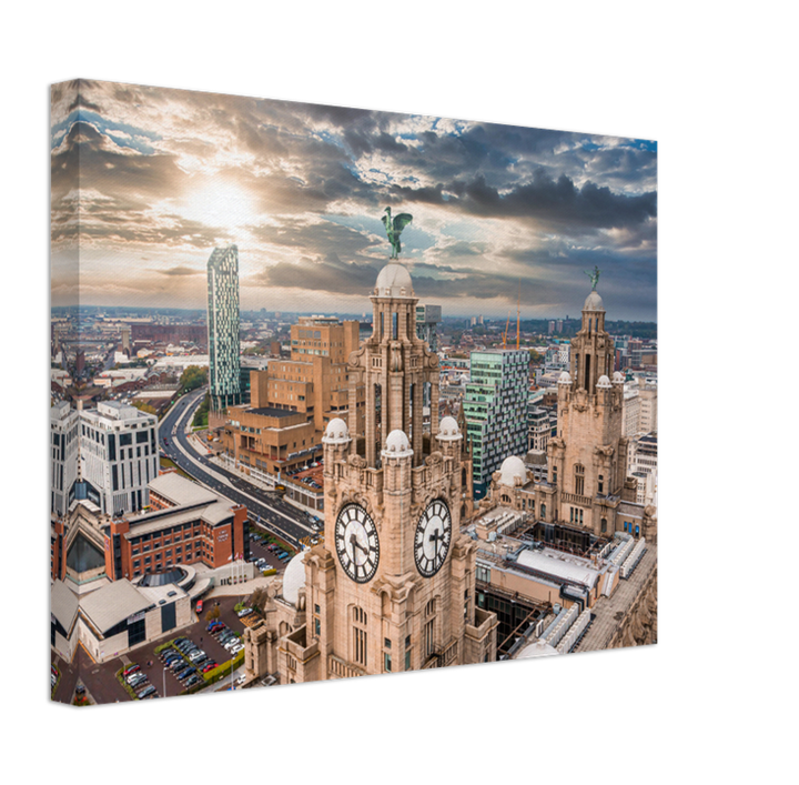 Royal Liver Building in Liverpool Photo Print - Canvas - Framed Photo Print - Hampshire Prints
