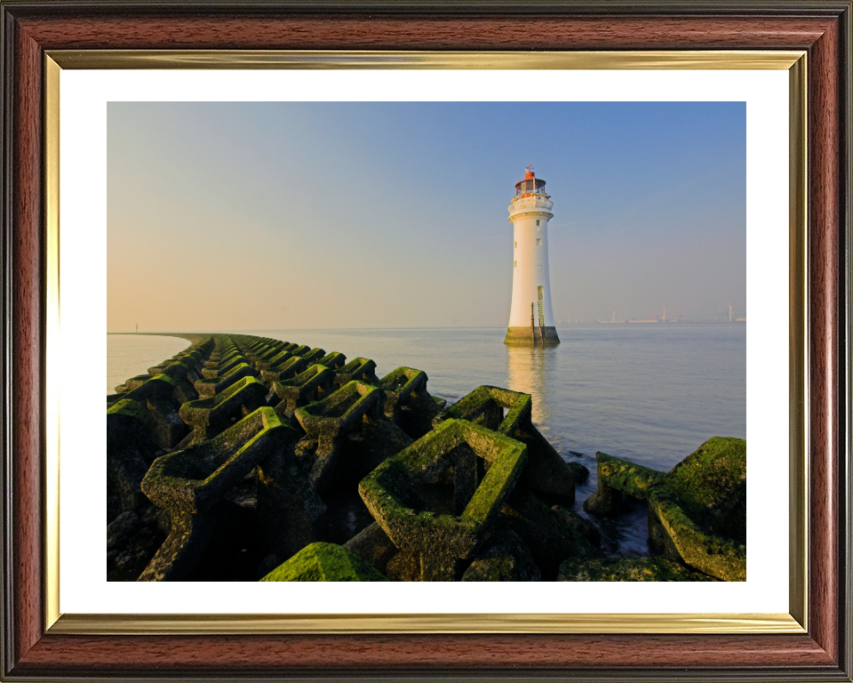 New brighton lighthouse Wirral Merseyside Photo Print - Canvas - Framed Photo Print - Hampshire Prints