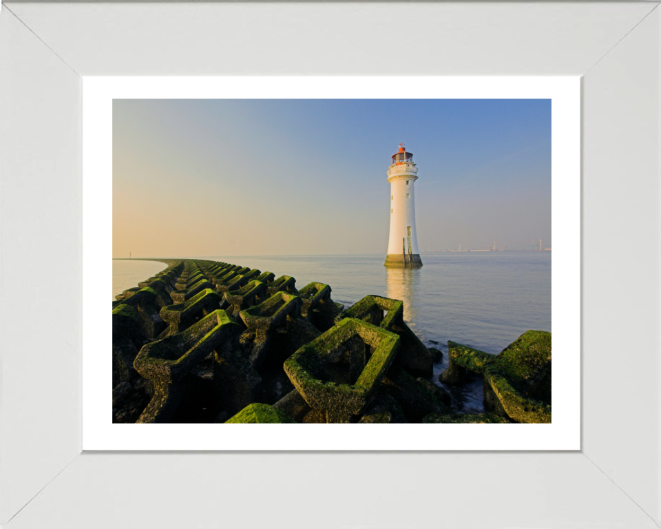 New brighton lighthouse Wirral Merseyside Photo Print - Canvas - Framed Photo Print - Hampshire Prints