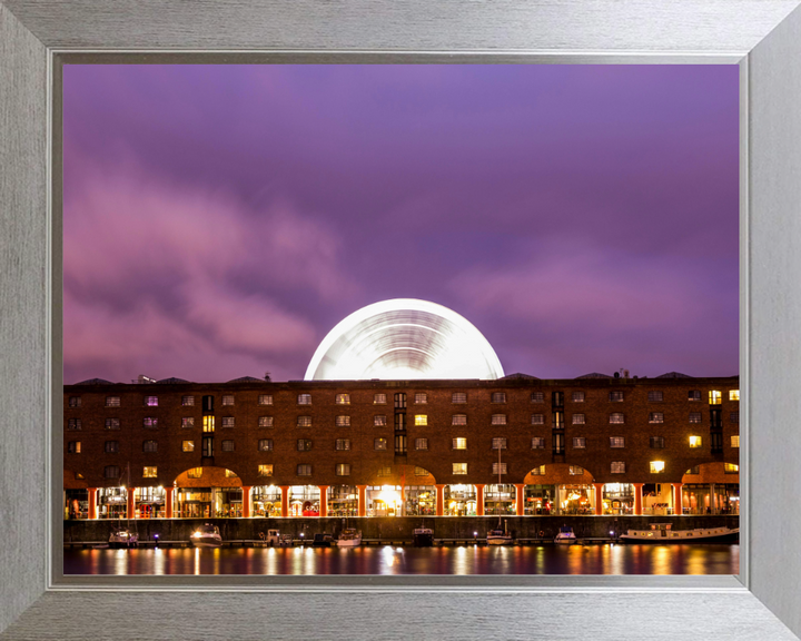 Albert dock Liverpool at dusk Photo Print - Canvas - Framed Photo Print - Hampshire Prints