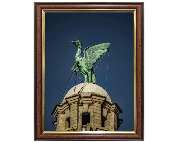 Liver bird on the Liver Building Liverpool Photo Print - Canvas - Framed Photo Print - Hampshire Prints