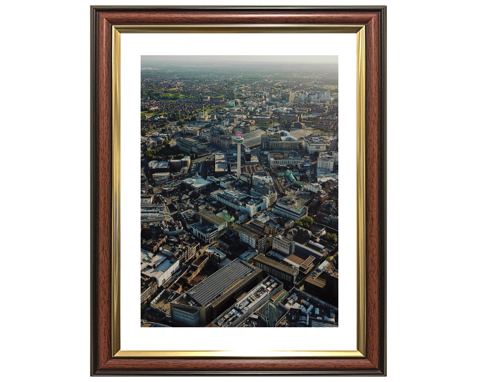 Liverpool city from above Photo Print - Canvas - Framed Photo Print - Hampshire Prints