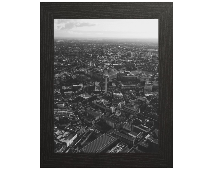 Liverpool from above in black and white Photo Print - Canvas - Framed Photo Print - Hampshire Prints