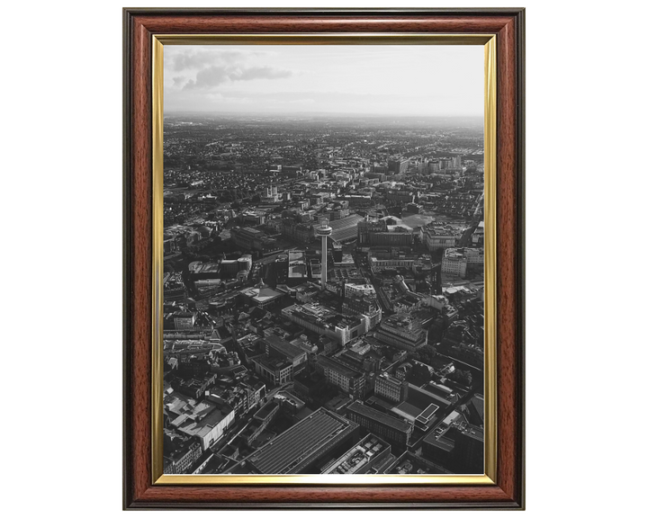 Liverpool from above in black and white Photo Print - Canvas - Framed Photo Print - Hampshire Prints