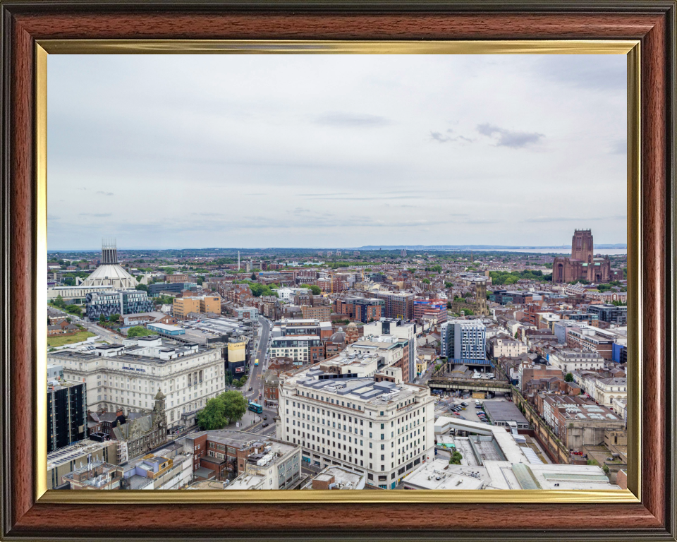 Liverpool skyline in spring Photo Print - Canvas - Framed Photo Print - Hampshire Prints