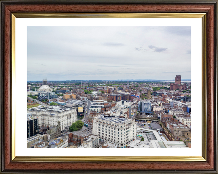 Liverpool skyline in spring Photo Print - Canvas - Framed Photo Print - Hampshire Prints