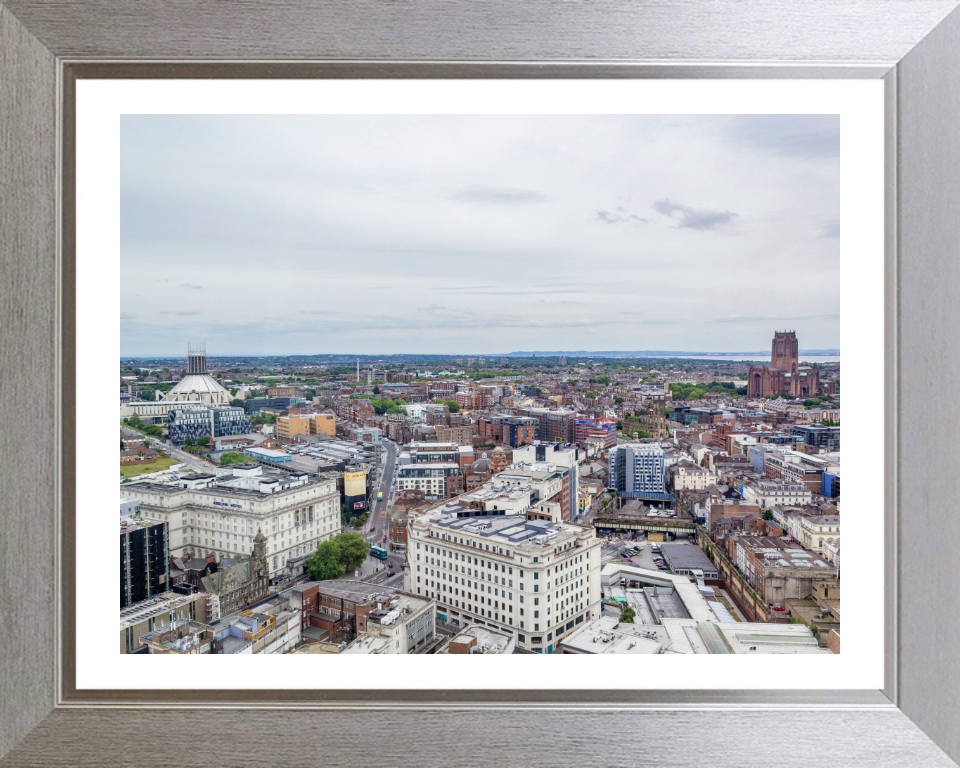 Liverpool skyline in spring Photo Print - Canvas - Framed Photo Print - Hampshire Prints