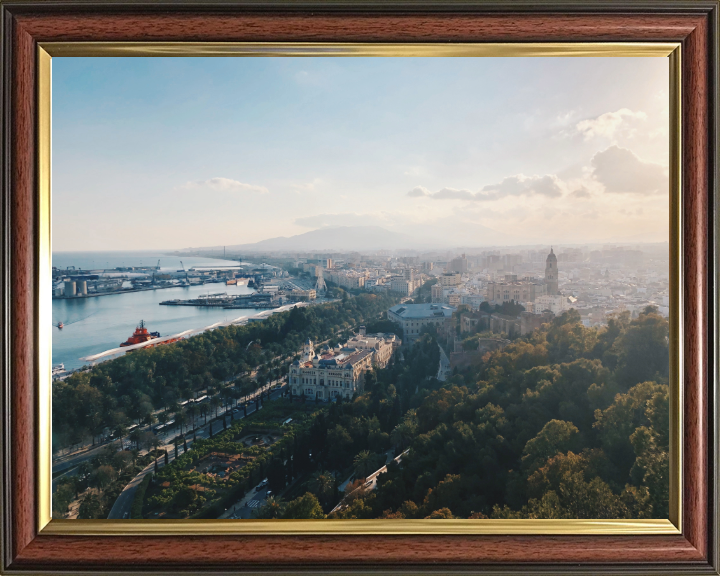 Malaga Spain from above Photo Print - Canvas - Framed Photo Print - Hampshire Prints