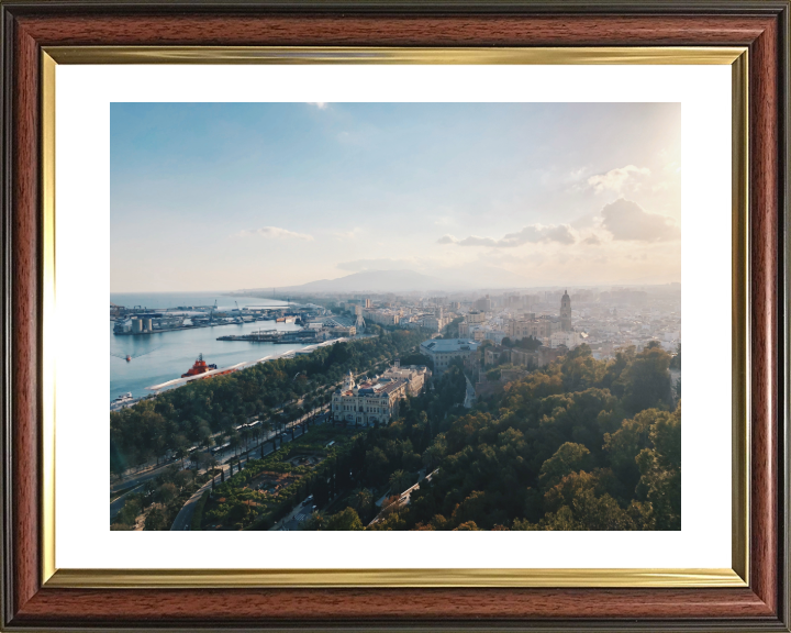 Malaga Spain from above Photo Print - Canvas - Framed Photo Print - Hampshire Prints