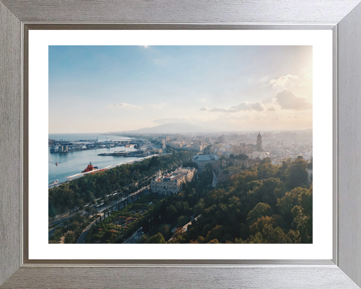 Malaga Spain from above Photo Print - Canvas - Framed Photo Print - Hampshire Prints