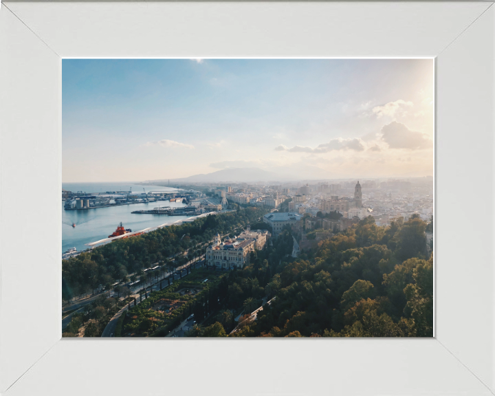 Malaga Spain from above Photo Print - Canvas - Framed Photo Print - Hampshire Prints