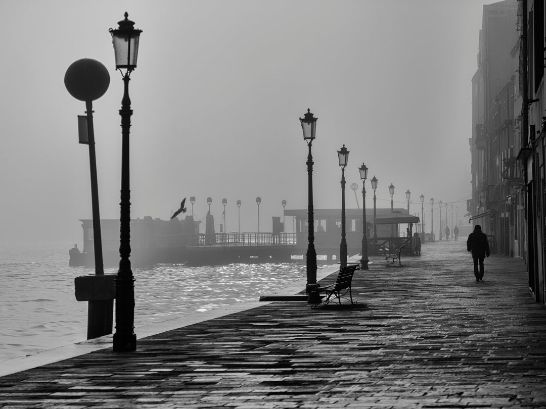 Venice Italy black and white Photo Print - Canvas - Framed Photo Print - Hampshire Prints