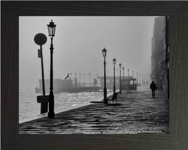 Venice Italy black and white Photo Print - Canvas - Framed Photo Print - Hampshire Prints