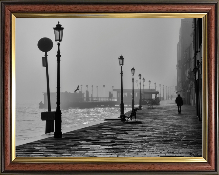 Venice Italy black and white Photo Print - Canvas - Framed Photo Print - Hampshire Prints