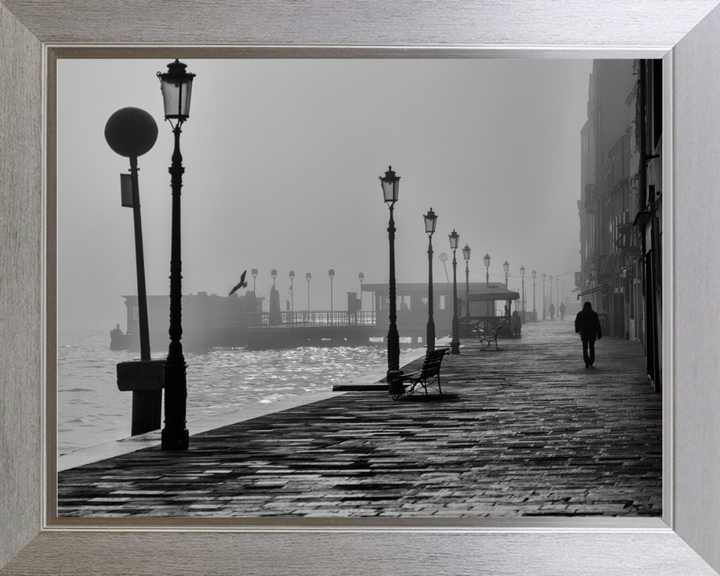 Venice Italy black and white Photo Print - Canvas - Framed Photo Print - Hampshire Prints