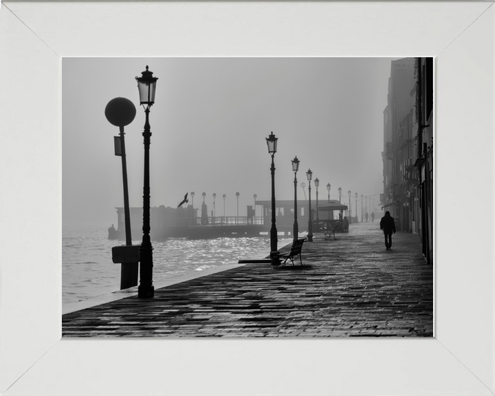 Venice Italy black and white Photo Print - Canvas - Framed Photo Print - Hampshire Prints