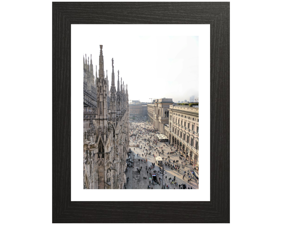 Piazza del Duomo Milan Italy Photo Print - Canvas - Framed Photo Print