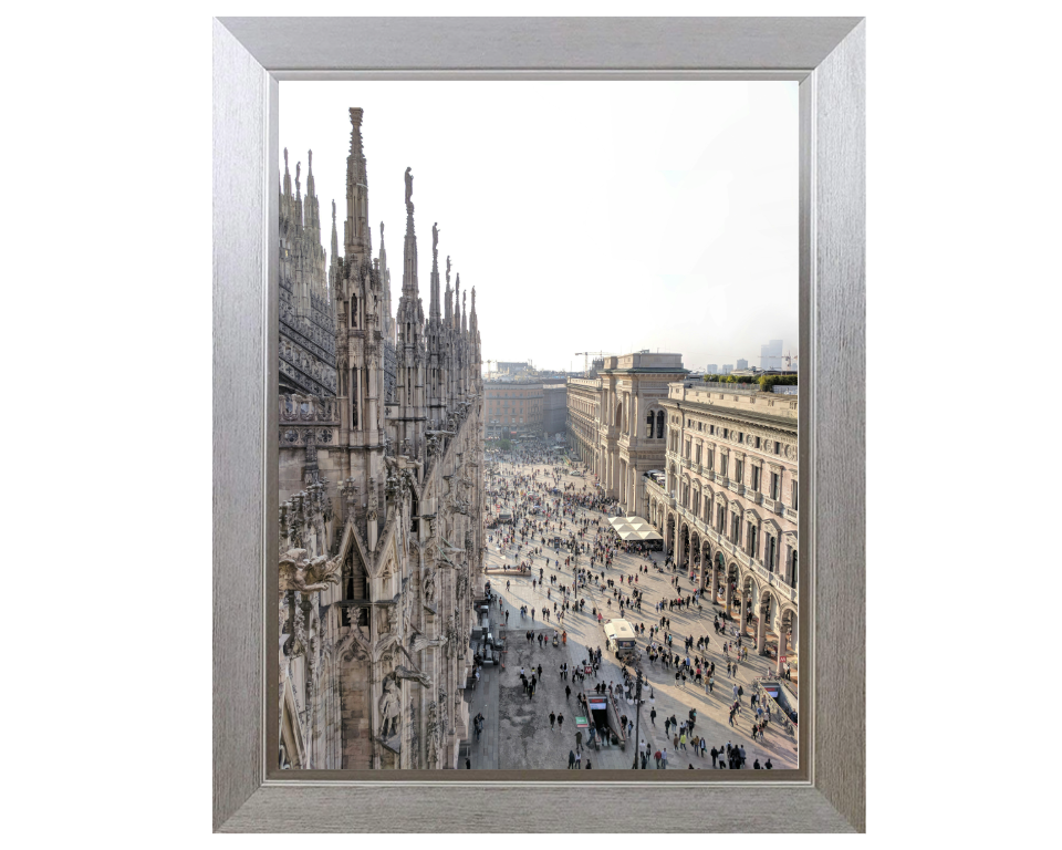 Piazza del Duomo Milan Italy Photo Print - Canvas - Framed Photo Print